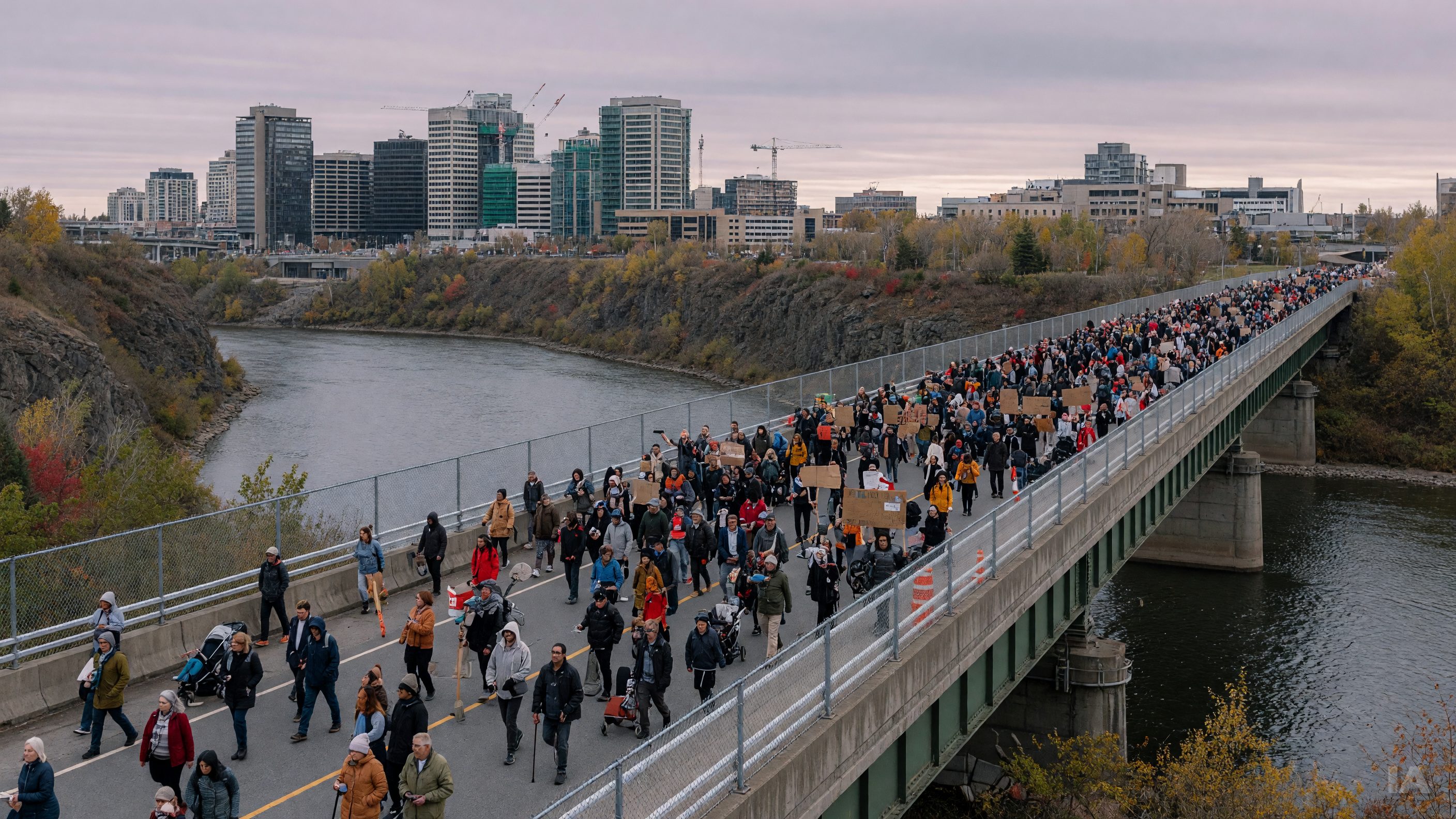 Marche pour l'environnement à Gatineau : les militants somment les candidats de l'Outaouais de sortir du flou