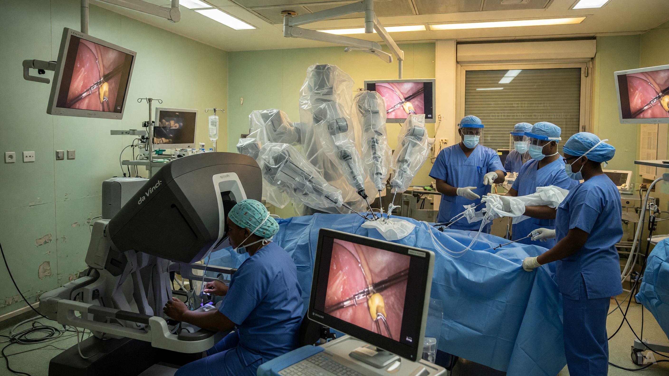 Une néphrectomie pilotée à distance au Nigeria, ou la robotique chirurgicale qui déborde des pays riches