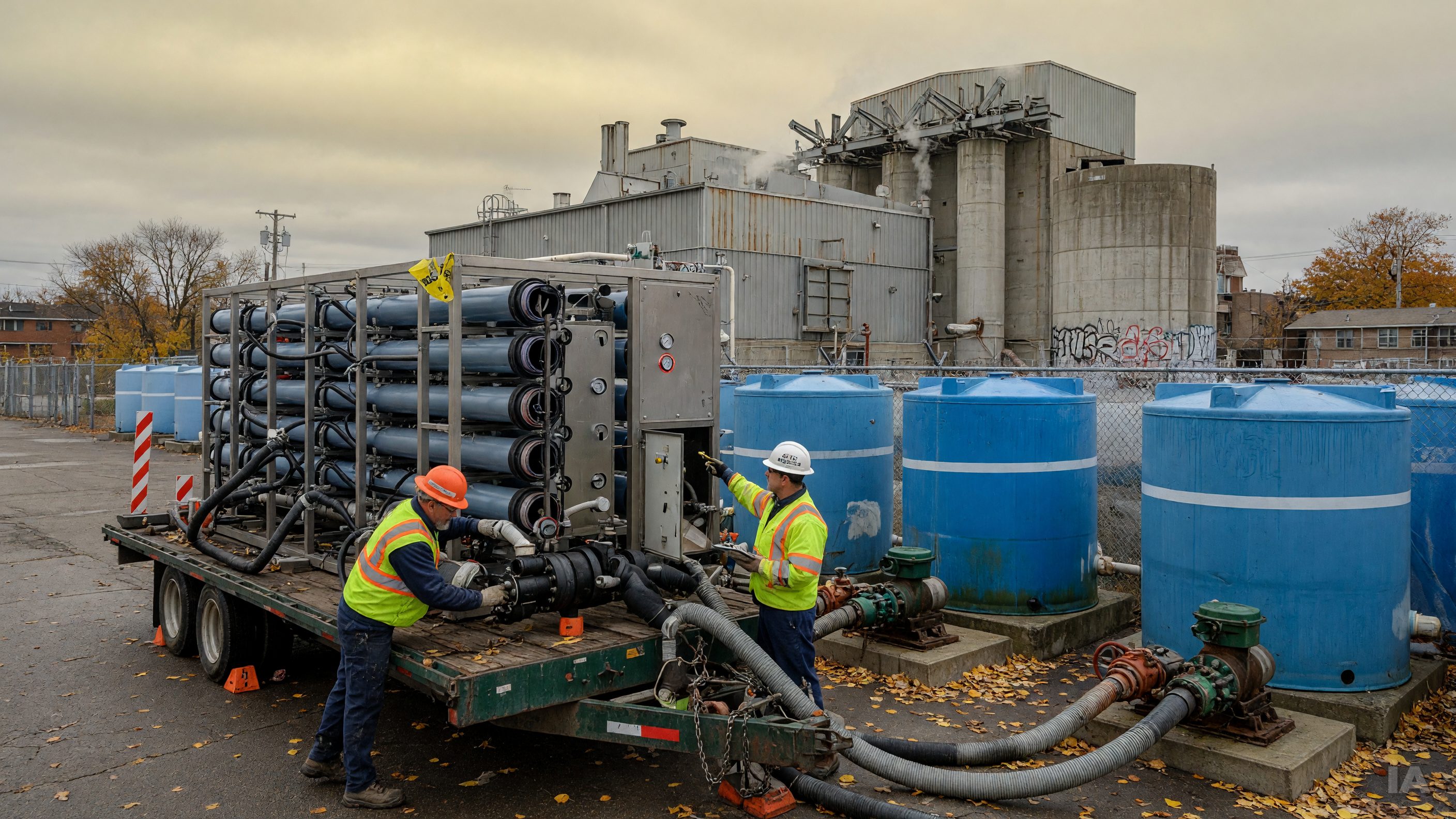 Eau recyclée à Québec : une usine mobile de filtration cherche encore son cadre légal