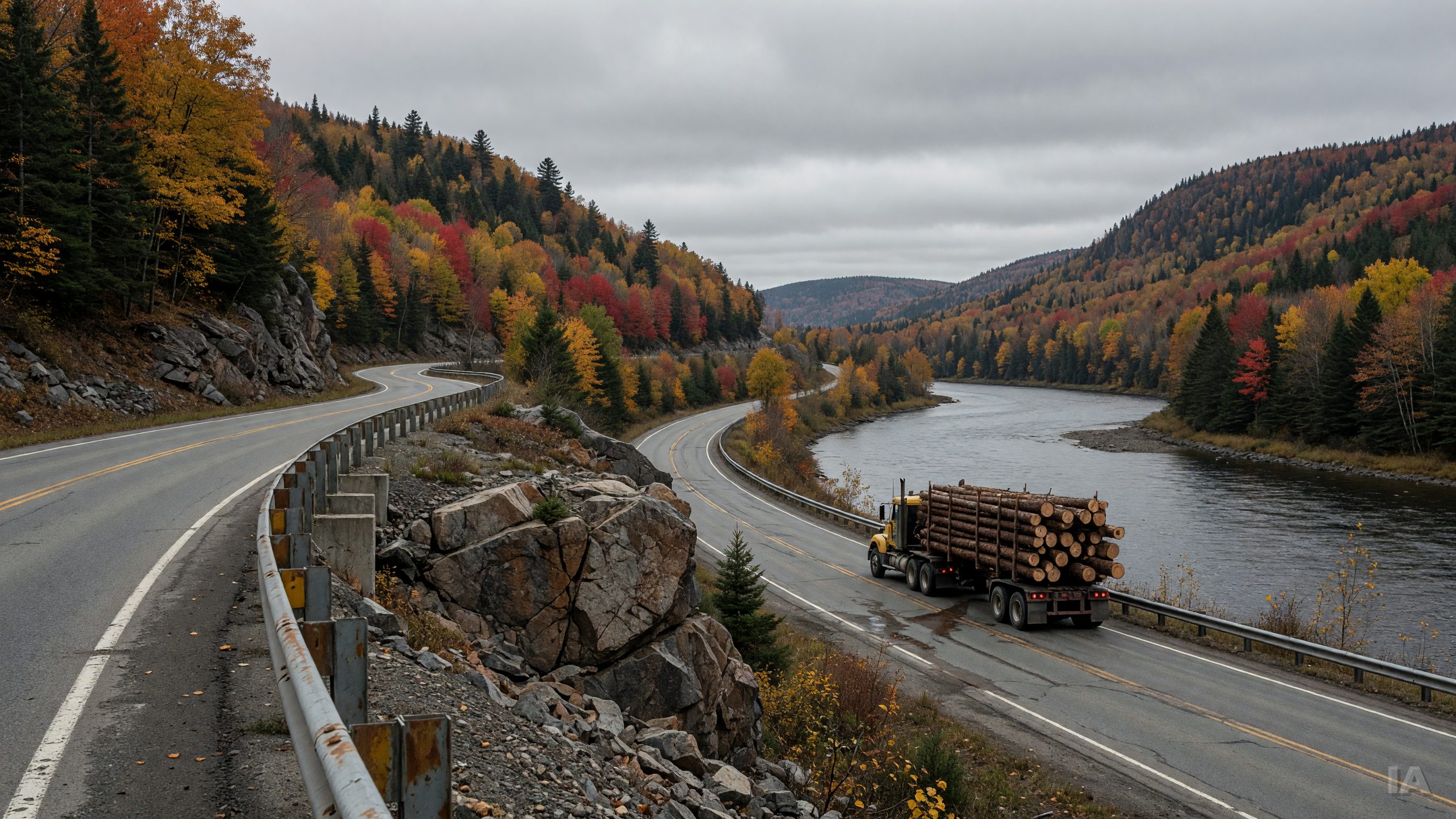 Route 155 fermée après une collision mortelle à Saint-Roch-de-Mékinac : la vallée du Saint-Maurice sur un seul fil