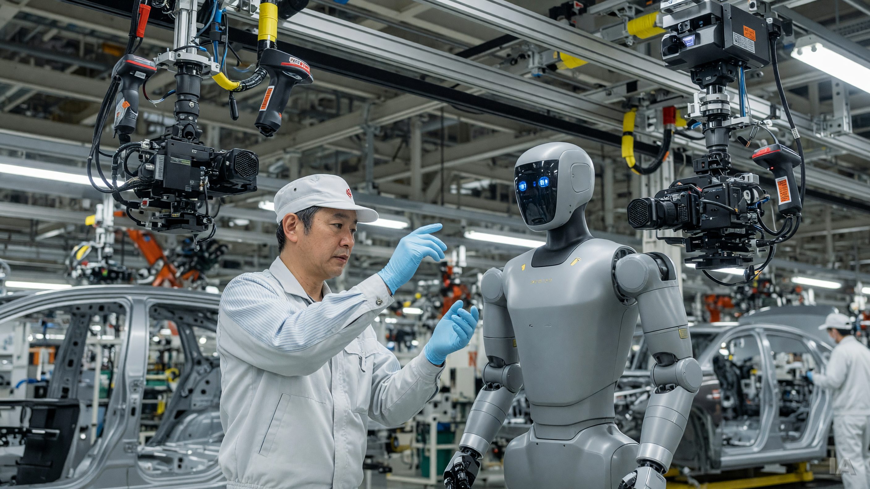 Chez Toyota, les ouvriers deviennent les professeurs des robots humanoïdes