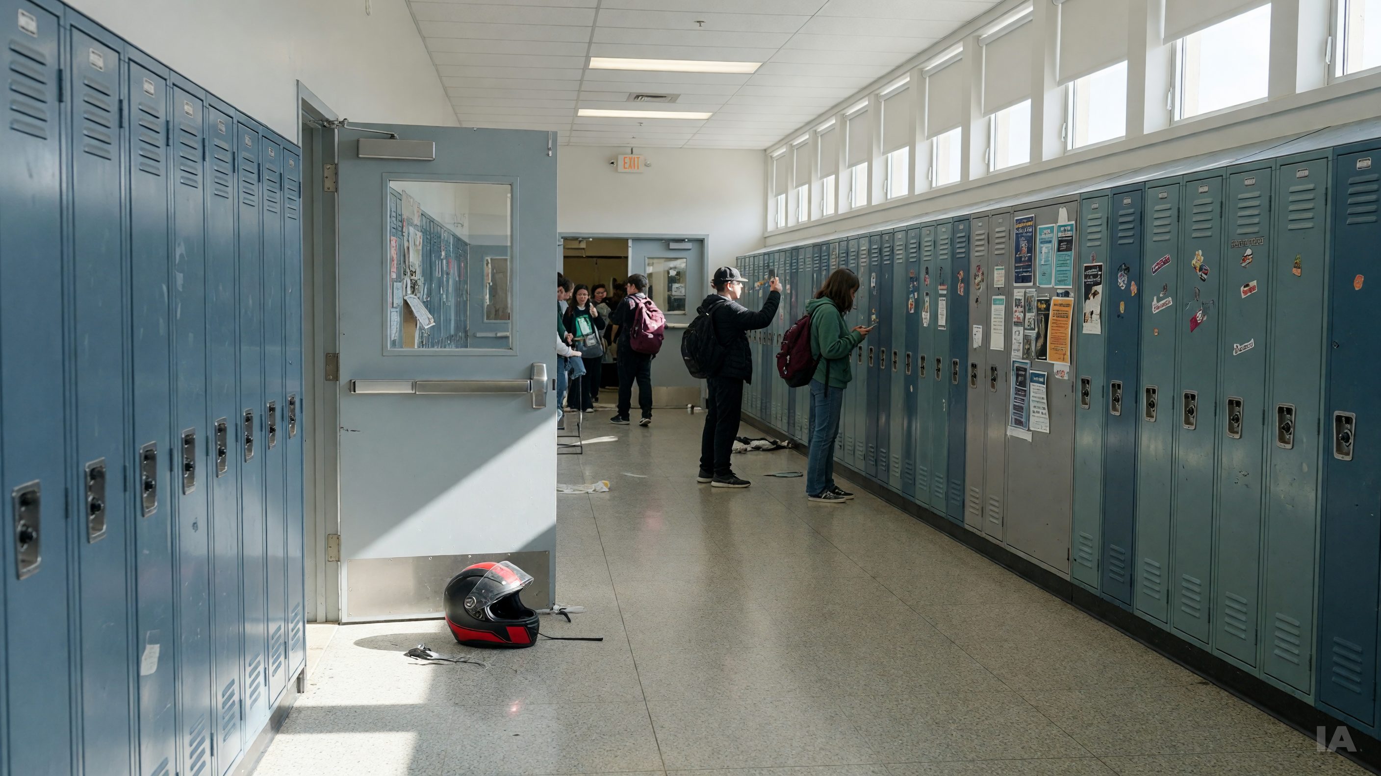 Motocyclette dans les couloirs d'une école : quand le défi TikTok franchit la porte de la classe