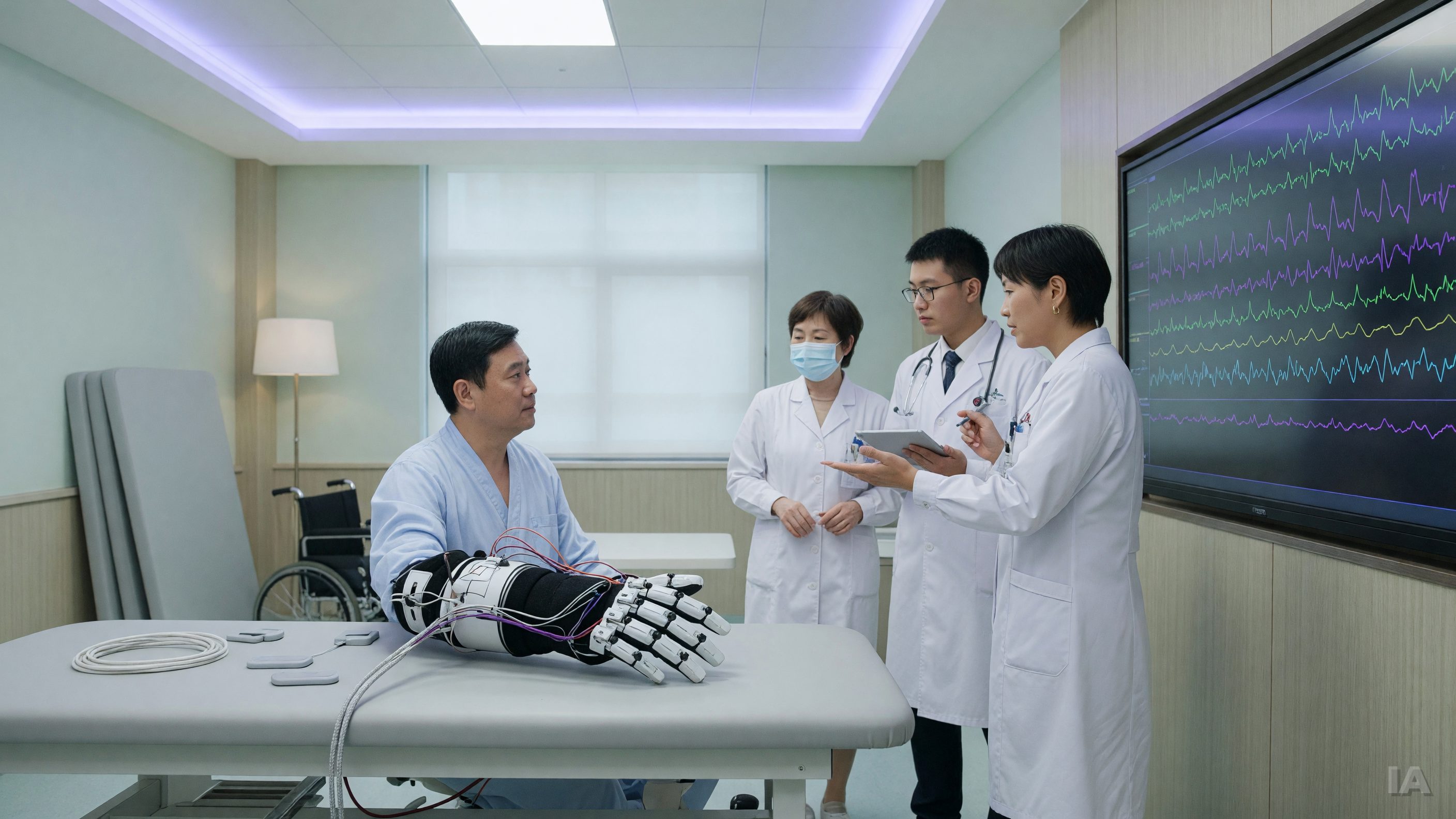 Wuhan : un hôpital et des industriels chinois dévoilent un système d'interface cerveau-machine à stimulation électrique matricielle