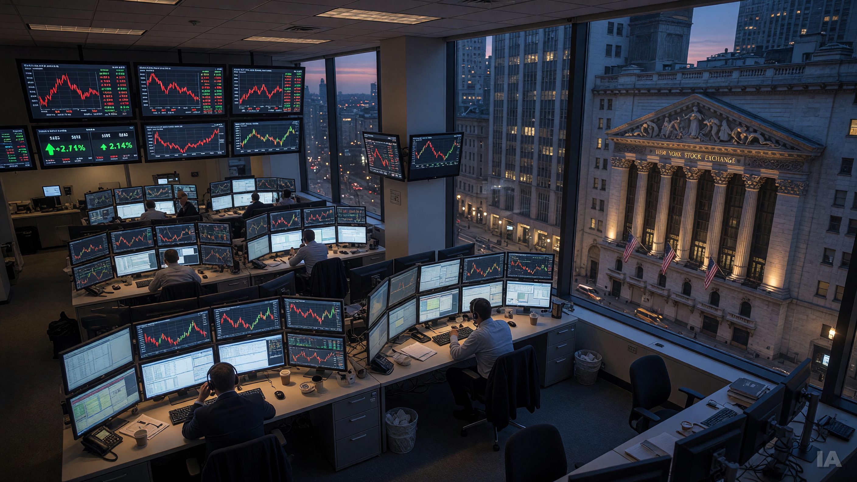 Sous la surface de Wall Street, près de 40 % des titres du S&P 500 sont en marché baissier