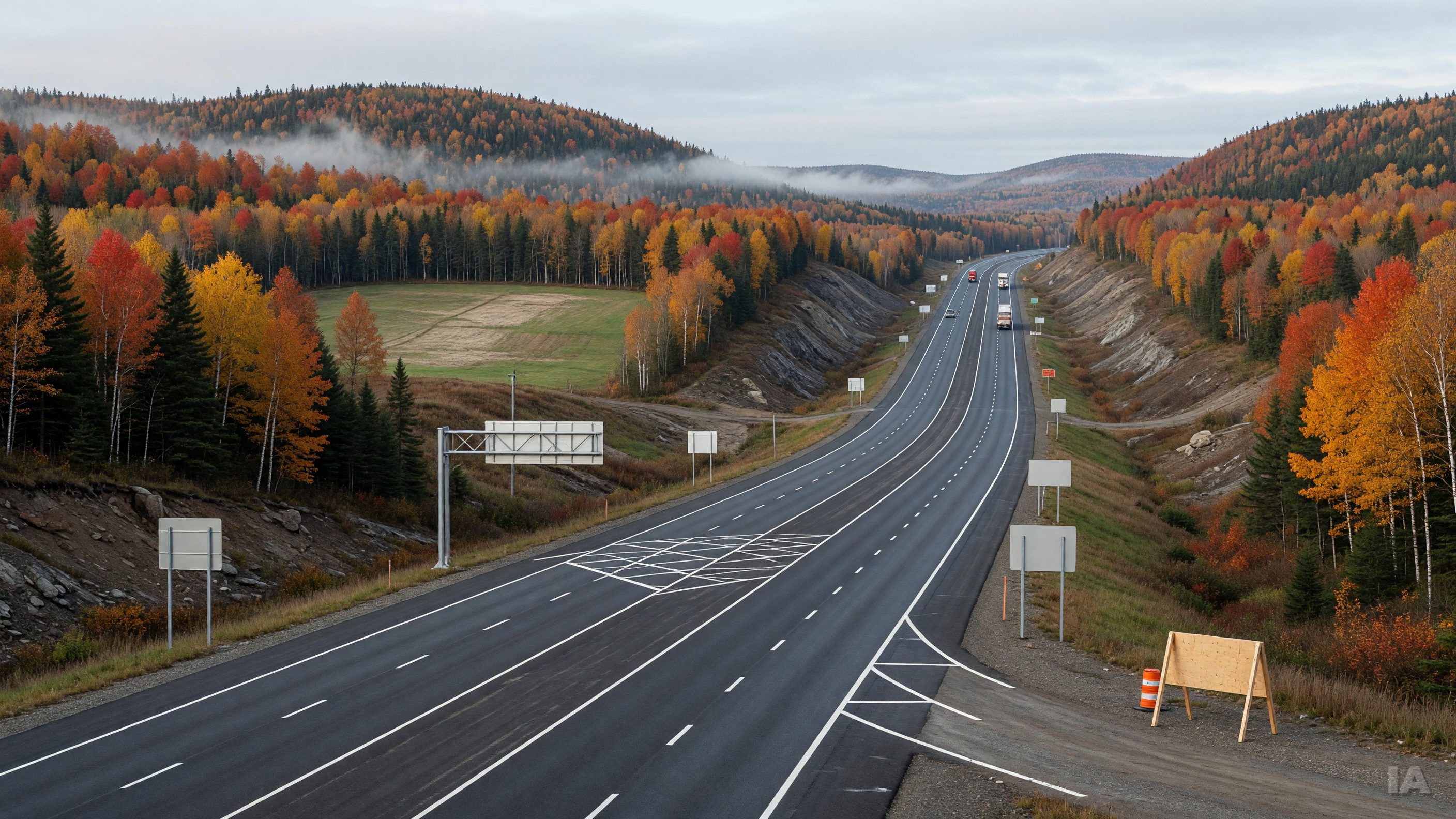 Autoroute 85 : au Témiscouata, la fin d'un chantier qui a duré vingt ans