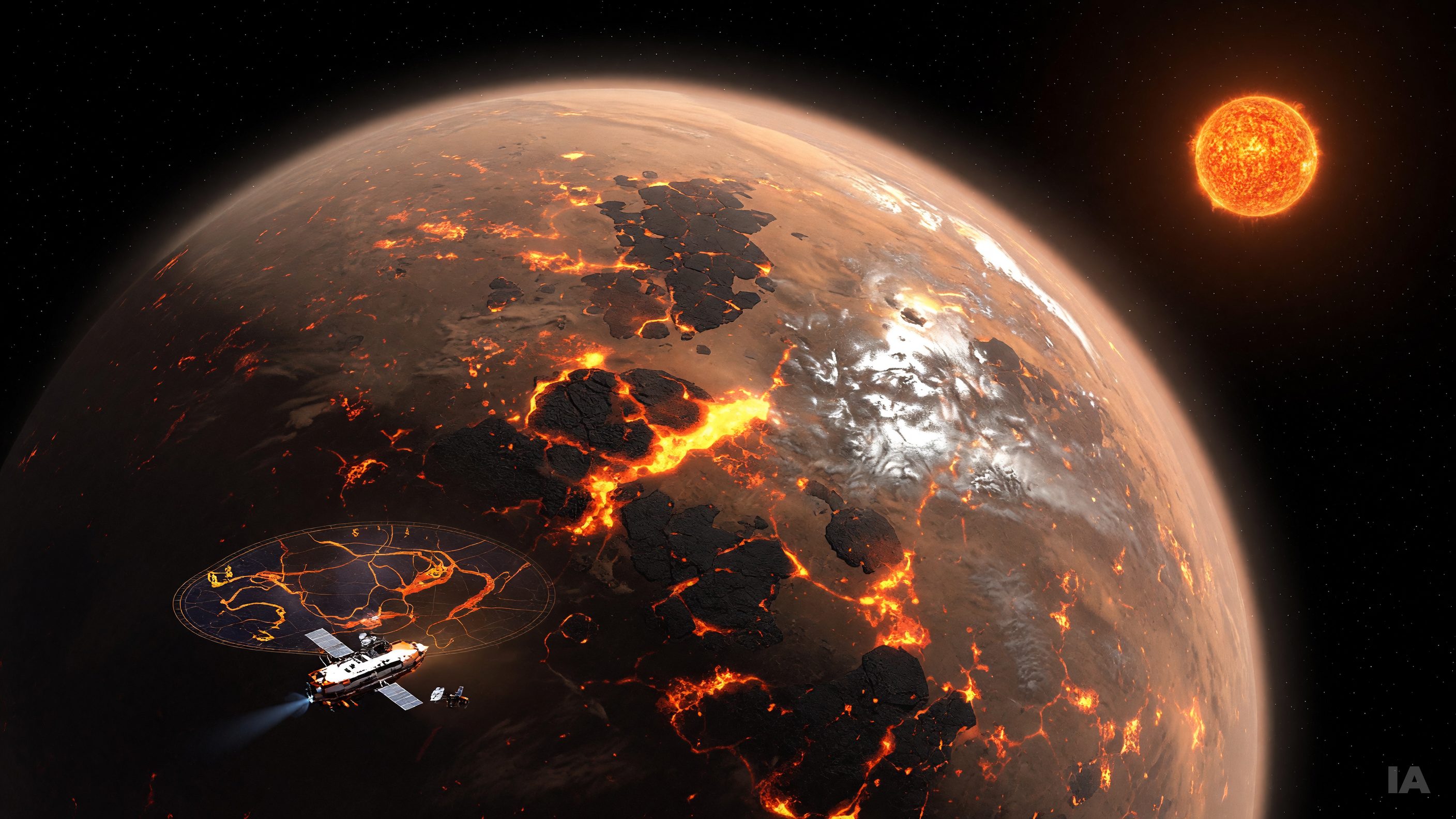 TOI-561 b, la planète de lave que le télescope James Webb a découverte enveloppée d'une « crème solaire » de nuages minéraux